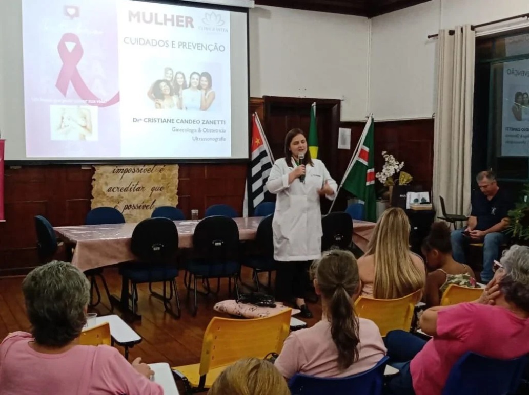 outubro rosa palestra dra cristiane